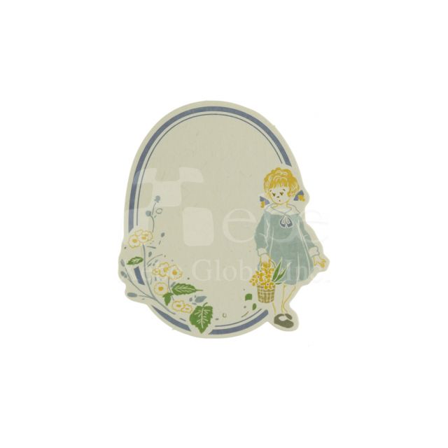 Defloration little girl post-it notes customized