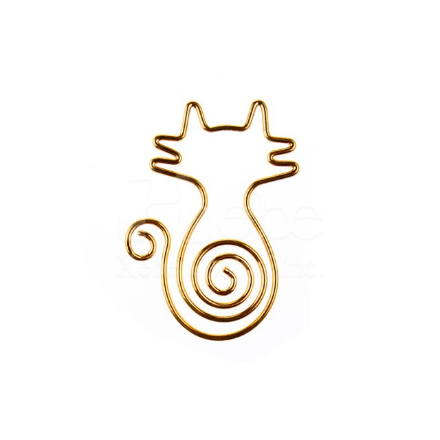 Elegant Cat Shape Paperclip