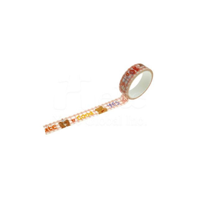  Custom washi tape with slogan Custom masking tape with word & picture 