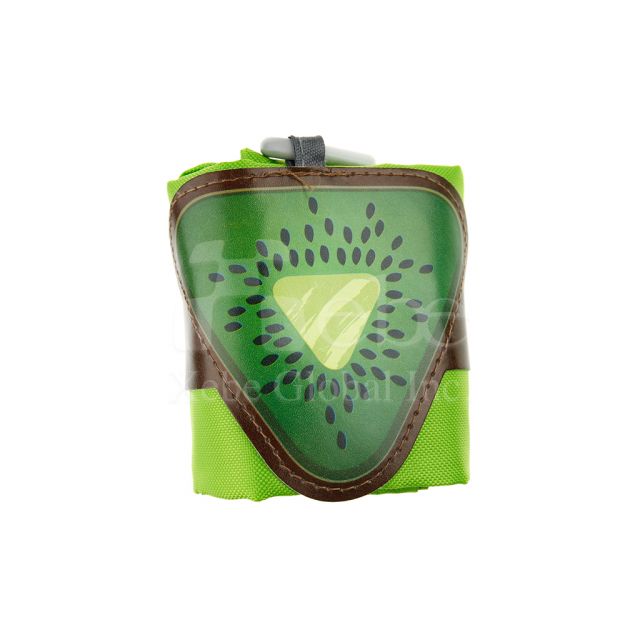 Kiwi Shaped Stowable Shopping Bag