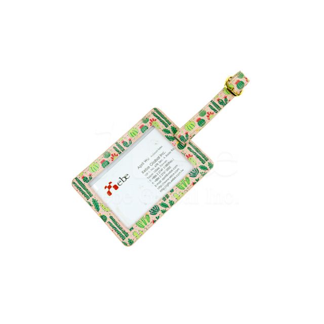 Colorful tropical card holder 
