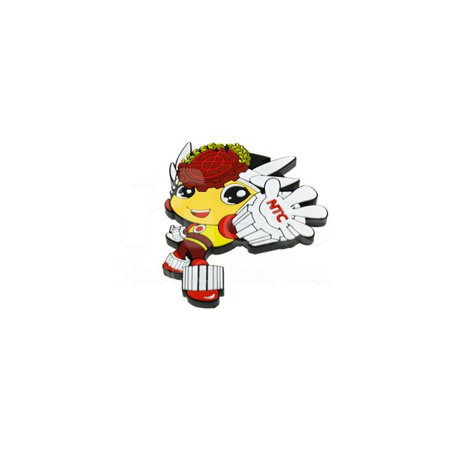 Company mascot 2D fridge magnet 