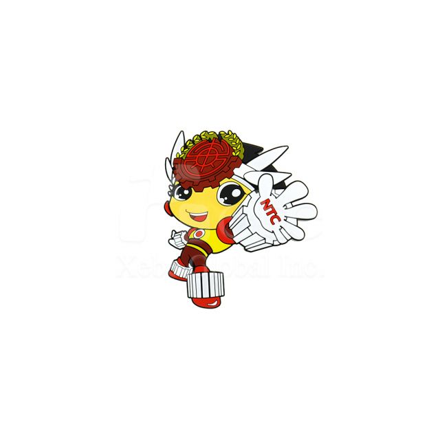 Company mascot 2D fridge magnet 