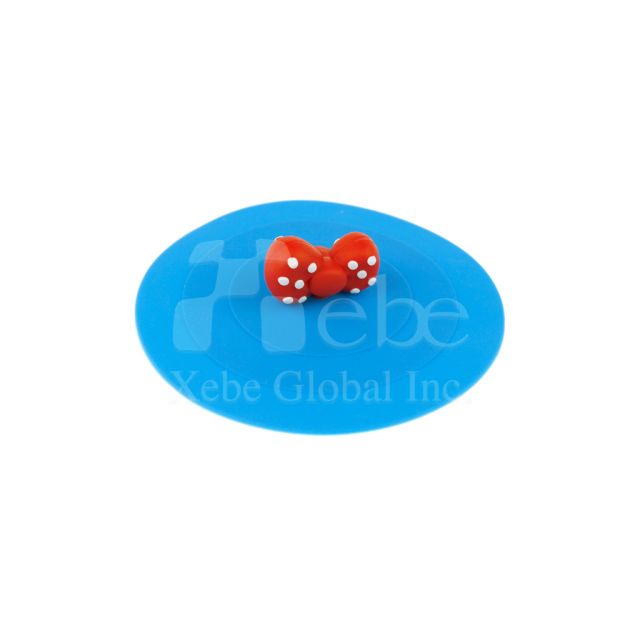 Red bowknot shape Cup cover