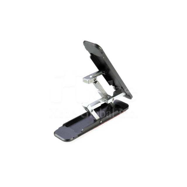 Black retractable phone ring stand