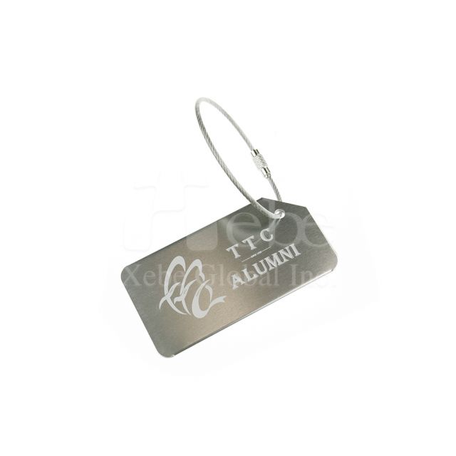 Metal customized LOGO luggage tag