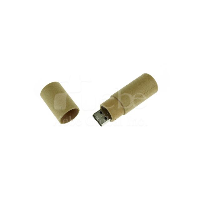 Paper eco cylindrical USB drive 