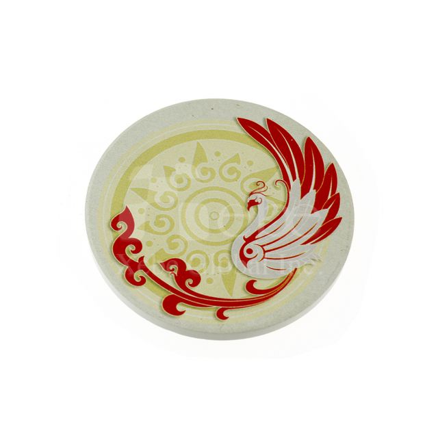 Phoenix print coaster