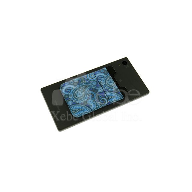 Totem style Card holder pasted on phone