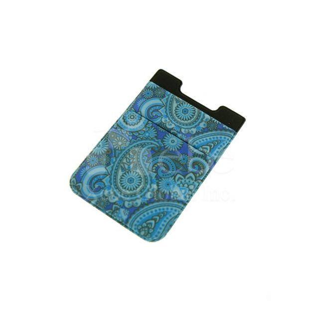 Totem style Card holder pasted on phone