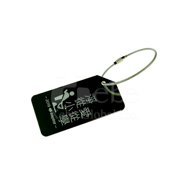Customized slogan luggage tag