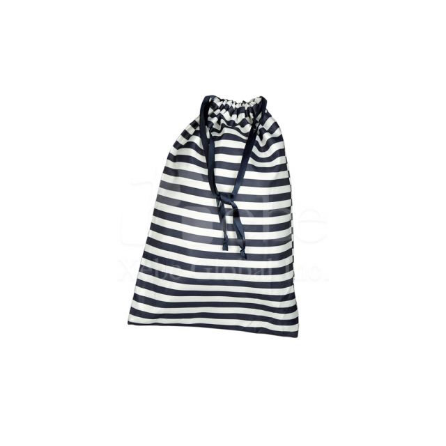 Simple striped travel organizer bag