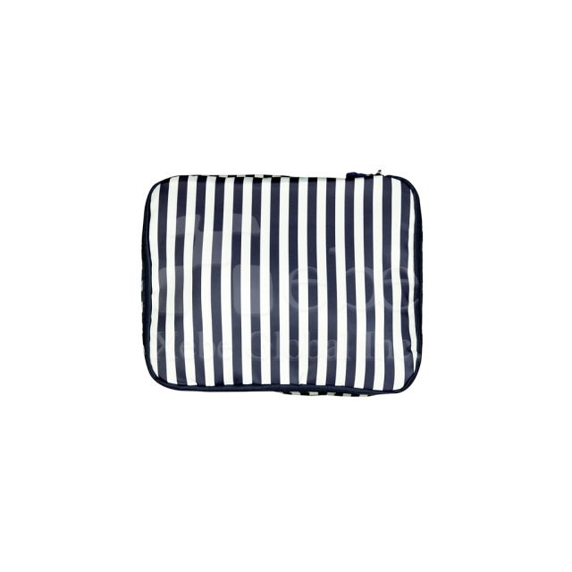 Simple striped travel organizer bag