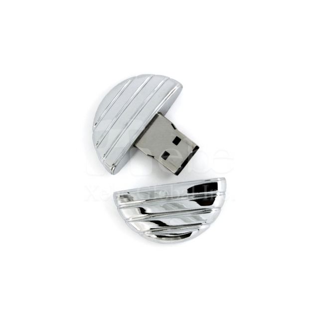 Pie shaped metal USB disk