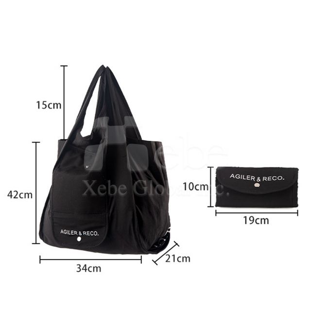 Foldable flannel eco shopping Bag