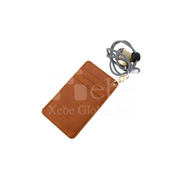 Customized Classic Straight Leather Cardholder