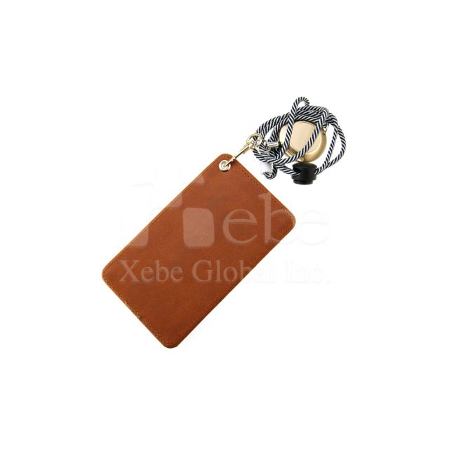 Customized Classic Straight Leather Cardholder