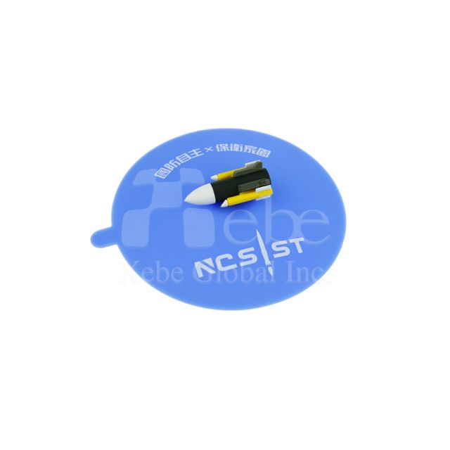 Missile shaped custom cup cover