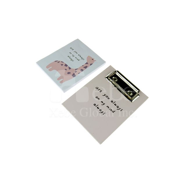 Giraffe customized memo notes clipboard