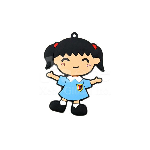 Adorable student shaped fridge magnet