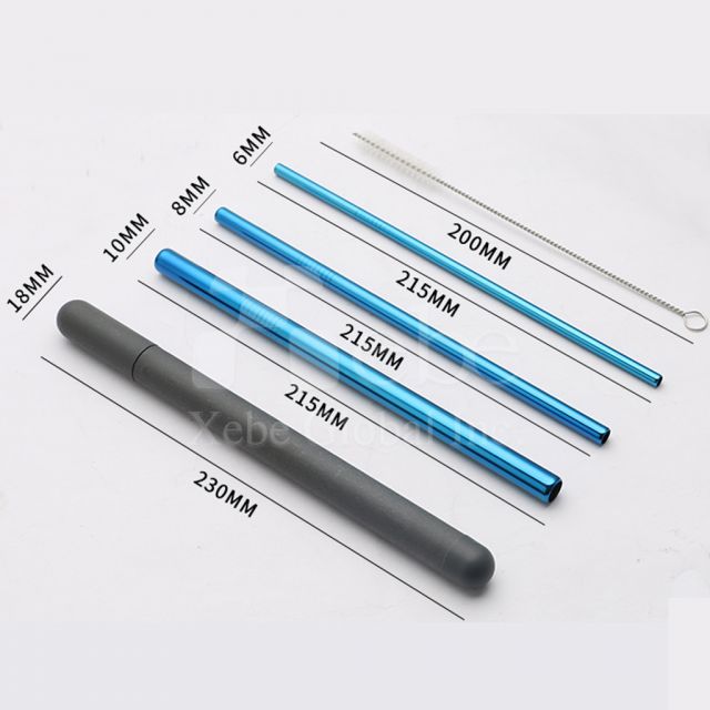 Customized Wheat Stalk metal straws
