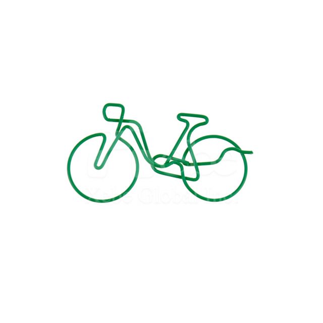 City bike shaped paperclip