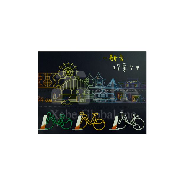 City bike shaped paperclip