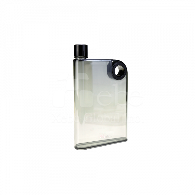 custom flat water bottle