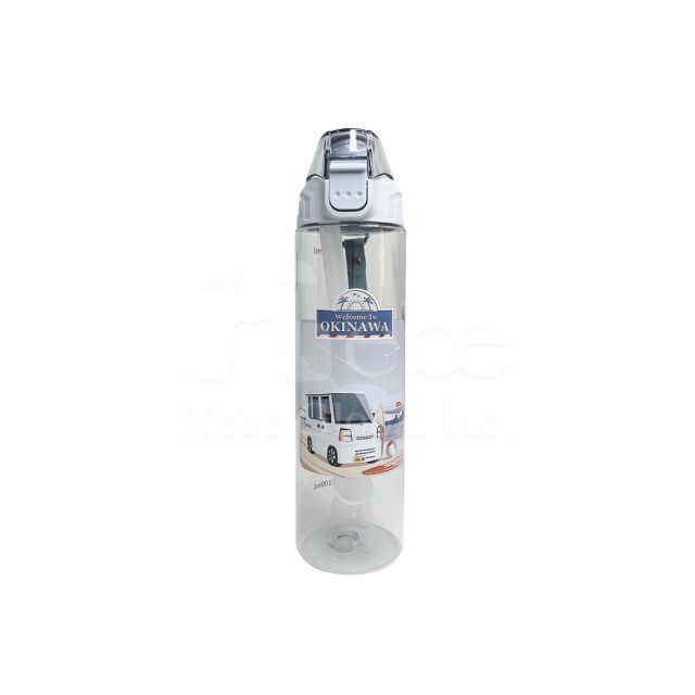 Custom dual purpose large capacity water bottle