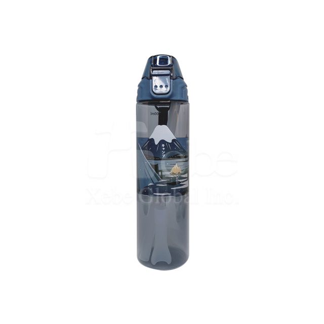Customized large capacity straw drinking bottle