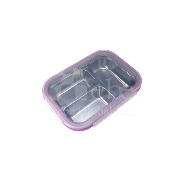 customized stainless steel divided lunch box