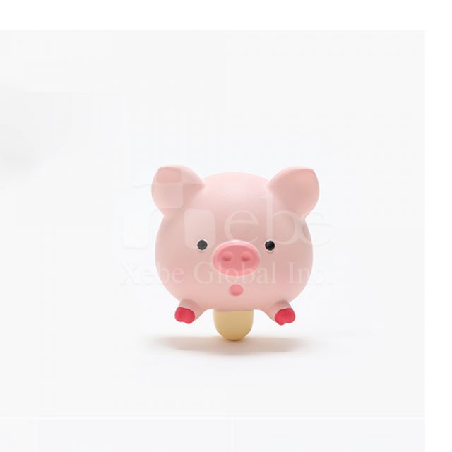 Pink little pig 3D custom fridge magnet