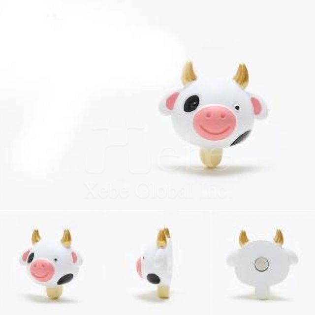 ３Ｄdairy cattle shape custom fridge magnet
