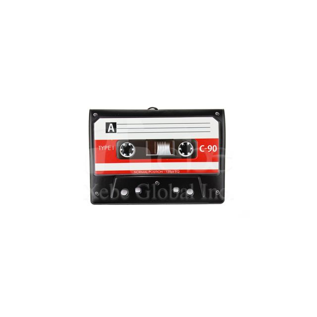 custom retro cassette style passport holder