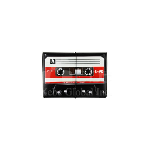 custom retro cassette style passport holder