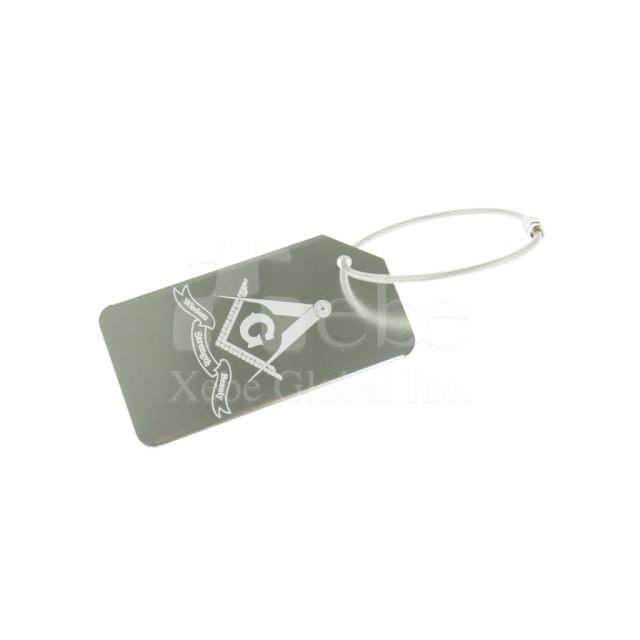 customized corporate logo luggage tag