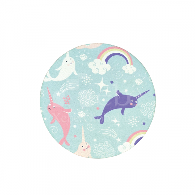 Colorful happiness custom coaster