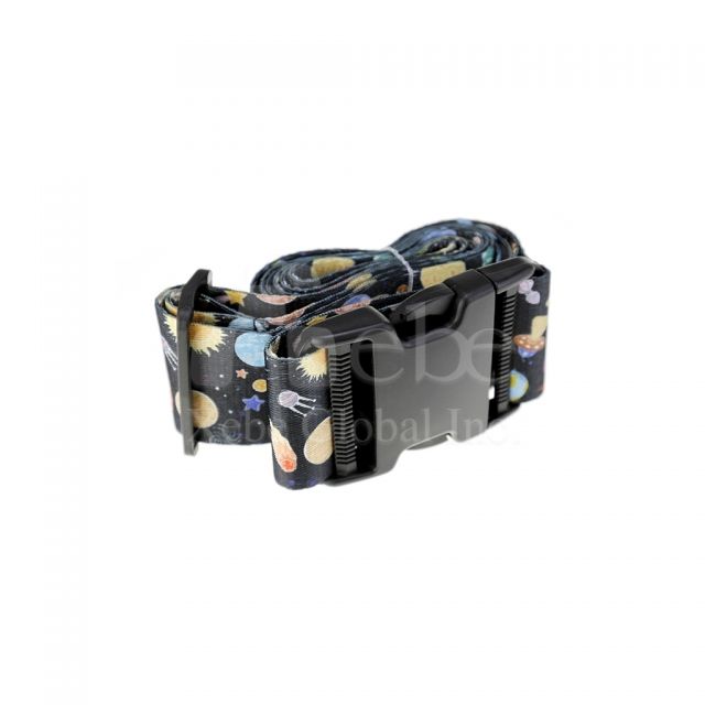 childlike printed custom luggage strap