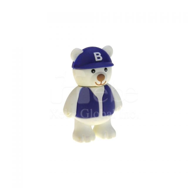 custom mascot bear USB 