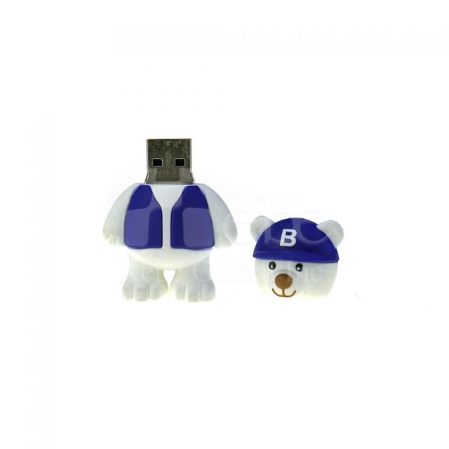 custom mascot bear USB 