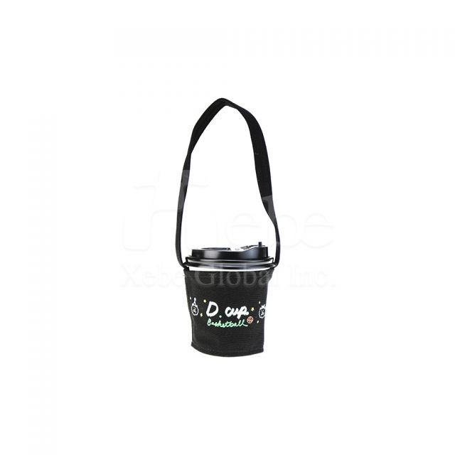customized pattern canvas cup sleeve bag