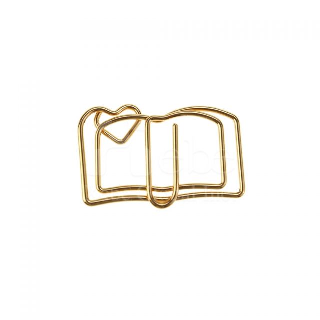customized paper clips in the shape of love letters