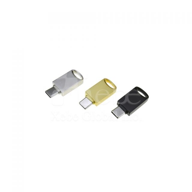 simplistic jet black OTG USB