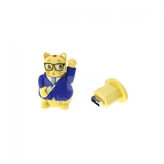 special wishing property cat 3D customized USB