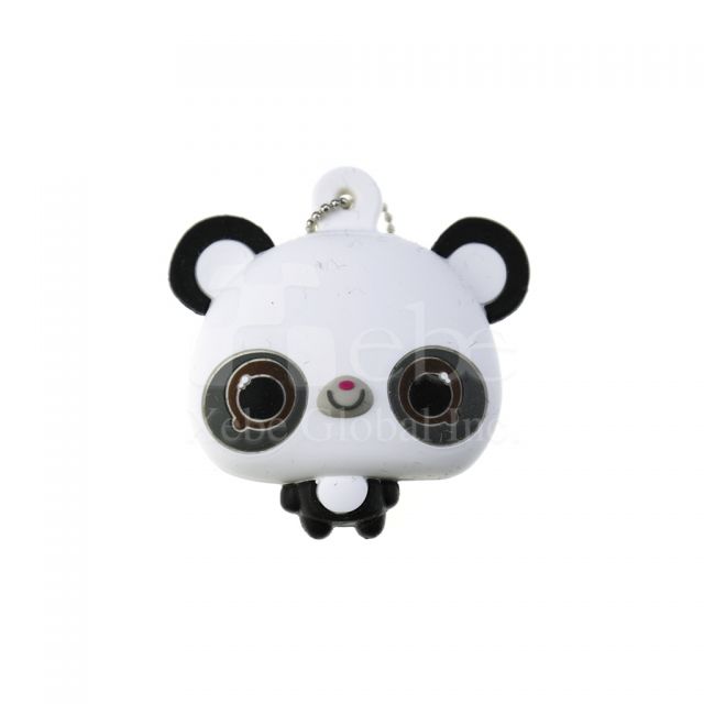 3D big eyes panda customized USB