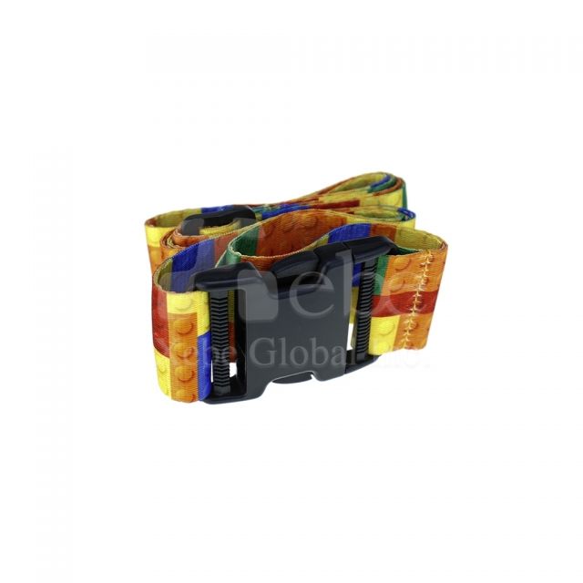printed blocks customized luggage straps