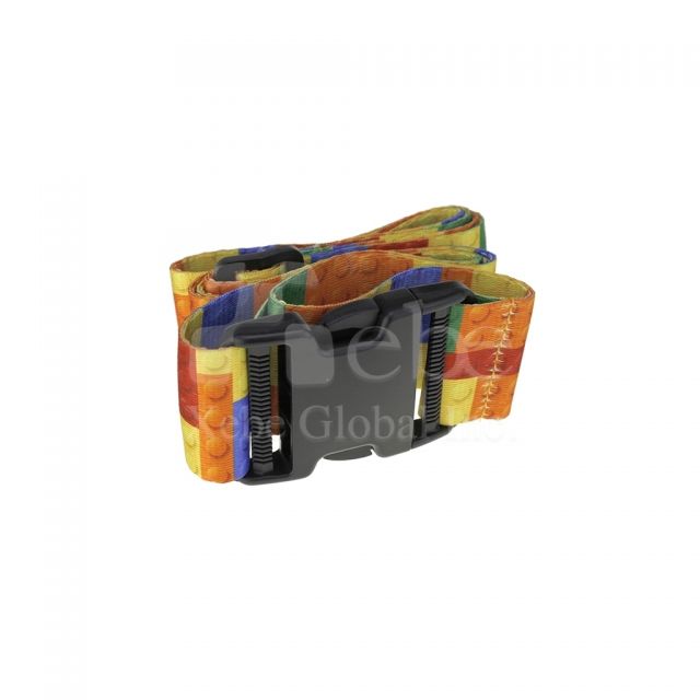 printed blocks customized luggage straps