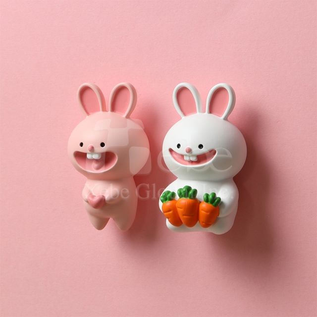 carrot rabbit 3D custom fridge magnet