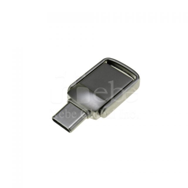 black silver lightweight OTG USB