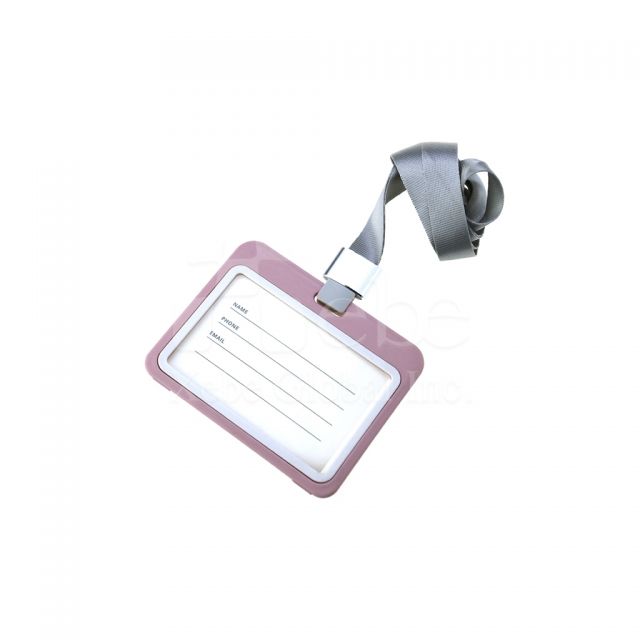 light pink custom card holder